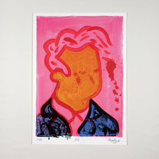 plakater-posters-kunsttryk, giclee-tryk, farverige, børnevenlige, illustrative, tegneserier, børn, humor, blå, pink, gule, blæk, papir, plakater, Køb original kunst og kunstplakater. Malerier, tegninger, limited edition kunsttryk & plakater af dygtige kunstnere.