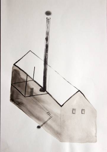 drawings, gouache, watercolors, geometric, monochrome, architecture, black, brown, grey, white, artliner, ink, paper, watercolor, architectural, beautiful, black-and-white, buildings, design, interior, interior-design, pretty, Buy original high quality art. Paintings, drawings, limited edition prints & posters by talented artists.